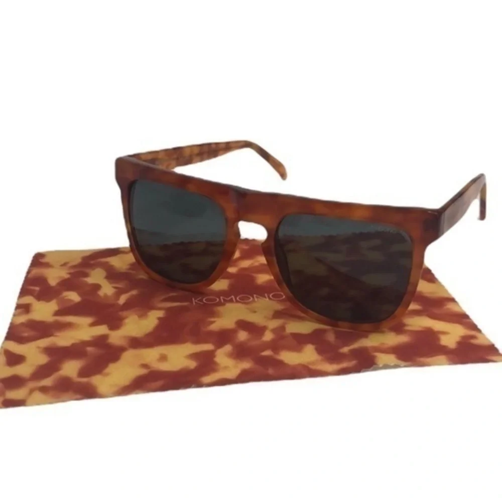 KOMONO Bennet Caramel Demi sunglasses NEW NWT tortoise